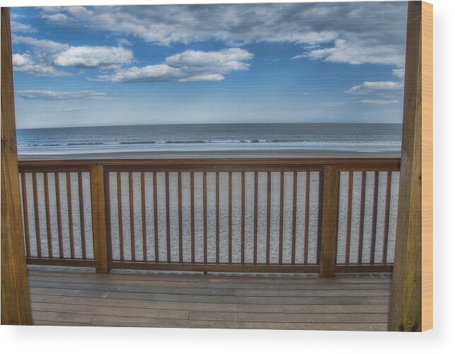 Porch Wood Print featuring the photograph The View by Cathy Kovarik