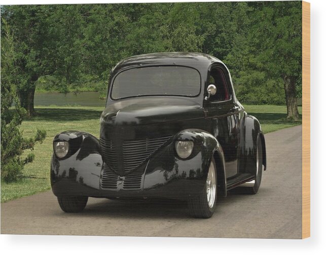 1938 Wood Print featuring the photograph 1938 Willys Coupe by Tim McCullough
