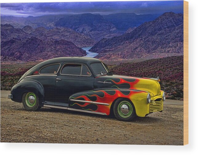 1948 Wood Print featuring the photograph 1948 Pontiac Silver Streak by Tim McCullough
