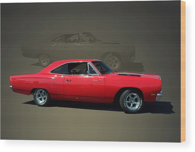 1969 Wood Print featuring the photograph 1969 Plymouth 440 Roadrunner by Tim McCullough