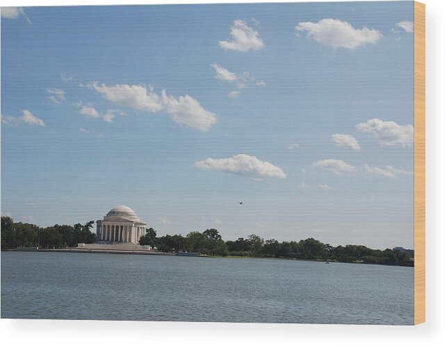 Declaration Of Independence Wood Print featuring the photograph Memorial by the Water by Kenny Glover