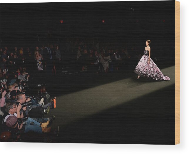 New York Fashion Week Wood Print featuring the photograph An Alternative View - Mercedes-benz #6 by Andrew H. Walker