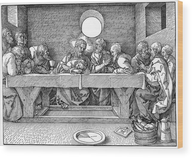 1523 Wood Print featuring the painting The Last Supper #6 by Granger