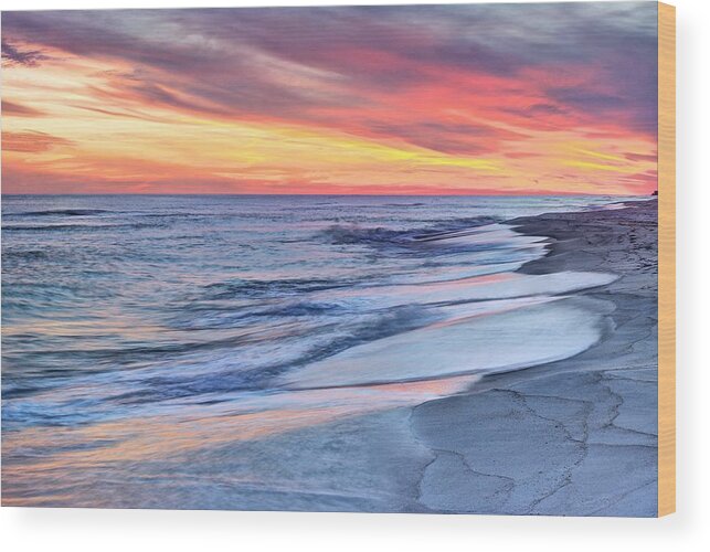 Beach Wood Print featuring the photograph All About Color by JC Findley