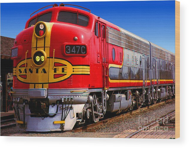 Santa Fe F7 War Bonnet AT/&SF Train Illustration Coffee Mug