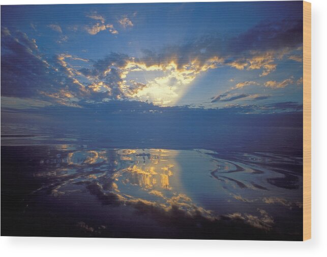 Belize Wood Print featuring the photograph Belize Dawn by Randy Green