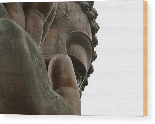 Hong Kong Buddha Wood Print featuring the photograph Buddha by Gregory Merlin Brown