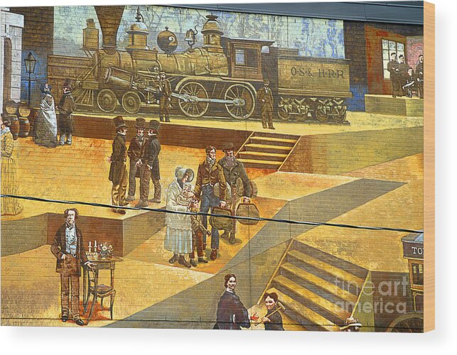 Buildings Wood Print featuring the photograph Canada History by Brenda Kean