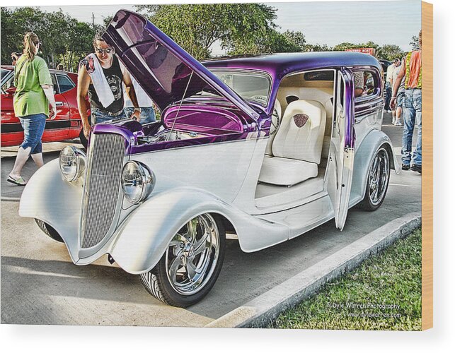 Classic Auto Wood Print featuring the photograph Classic Auto  by Dyle  Warren