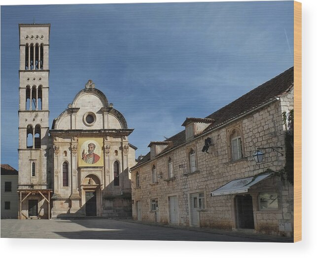 Old Town Wood Print featuring the photograph Croatia by Greg Newington
