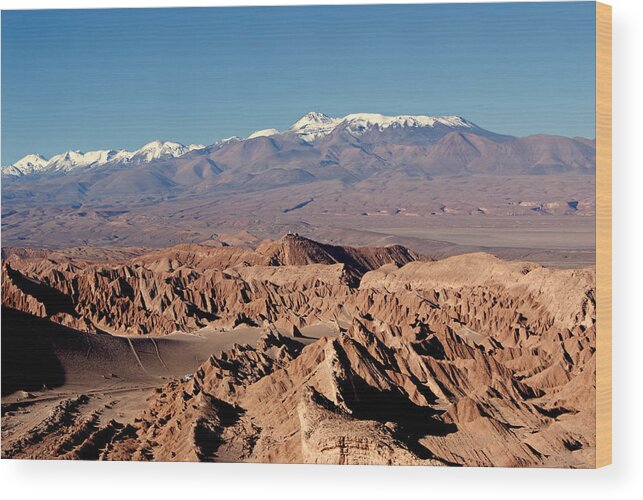 Tranquility Wood Print featuring the photograph Death Valley by Lelia Valduga