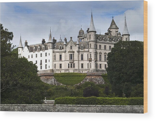 Castle Wood Print featuring the photograph Dunrobin Castle Golspie Scotland by Sally Ross