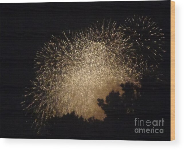 Dramatic Wood Print featuring the photograph Fire Art by Christina Verdgeline