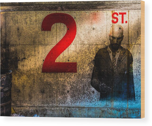 Foundation Wood Print featuring the photograph Foundation Number 2st by Bob Orsillo