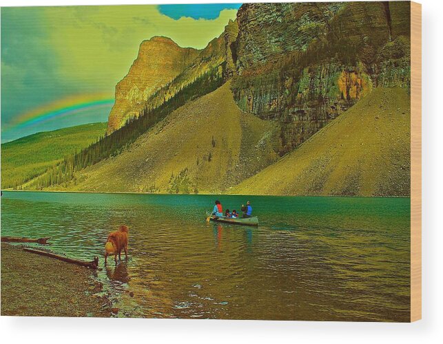 Pot Of Gold Wood Print featuring the photograph Golden Voyage by Jim Hogg