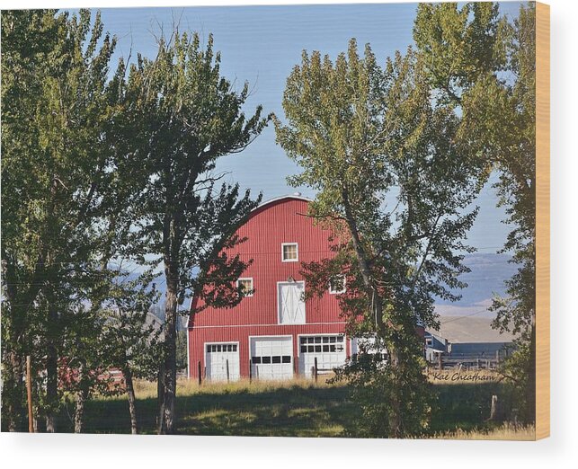 Barn Wood Print featuring the photograph Grant-Kohrs Barn 1 by Kae Cheatham