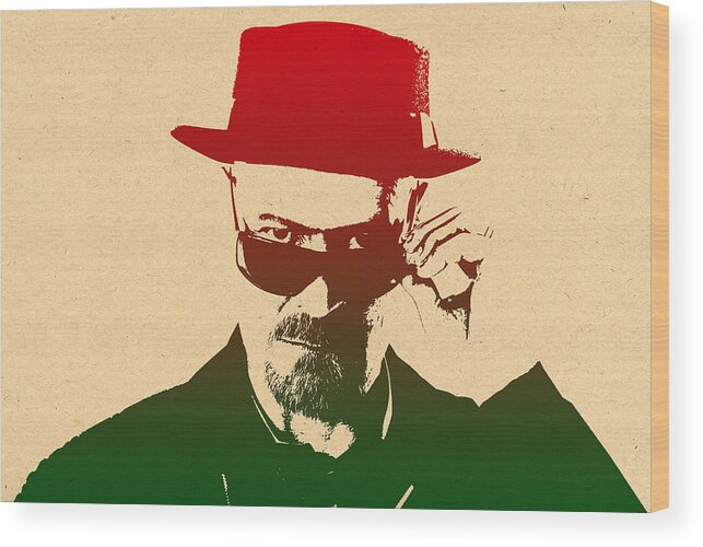 Breaking Bad Wood Print featuring the photograph Heisenberg by Chris Smith
