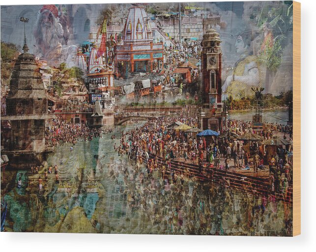 India Wood Print featuring the photograph Holy India by Ralf Kayser
