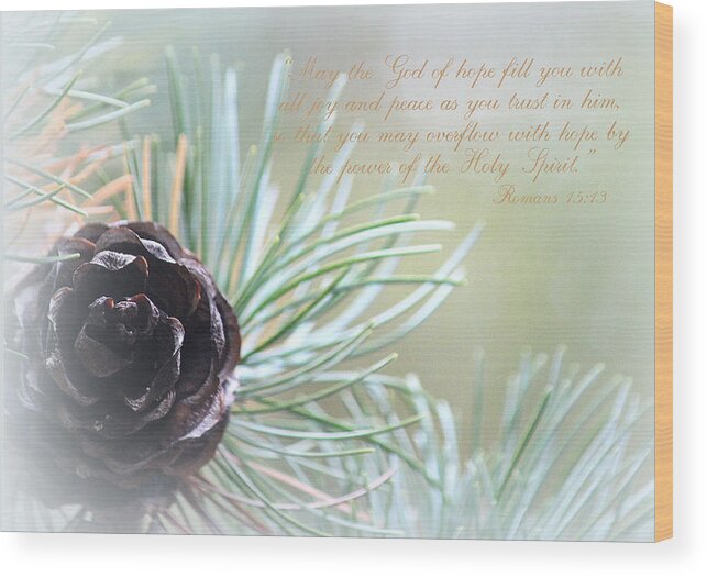 Nature Wood Print featuring the photograph Joy and Peace by The Art Of Marilyn Ridoutt-Greene