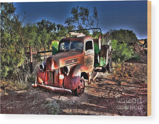 Trucks Wood Print featuring the photograph Keep On Truckin by Gary Emilio Cavalieri