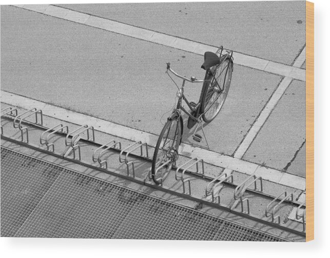Bicycle Wood Print featuring the photograph Lonely Bicycle by Andreas Berthold