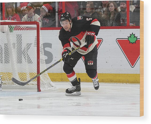 People Wood Print featuring the photograph Los Angeles Kings V Ottawa Senators by Andre Ringuette