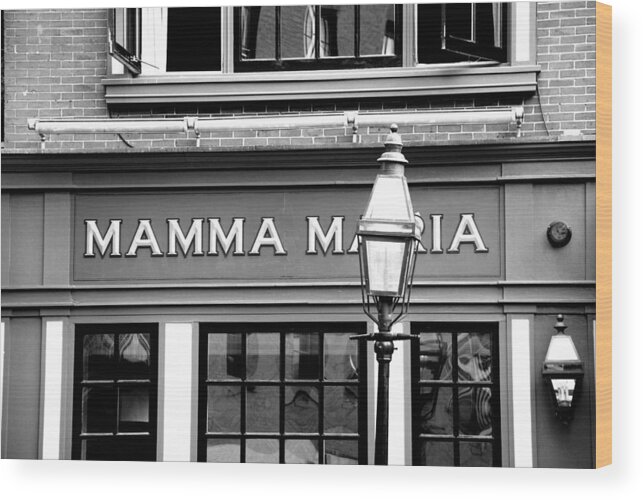 Mamma Mia Wood Print featuring the photograph Mamma Mia by Norma Brock