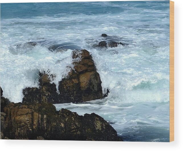 Monterey Wood Print featuring the photograph Monterey-2 by Dean Ferreira