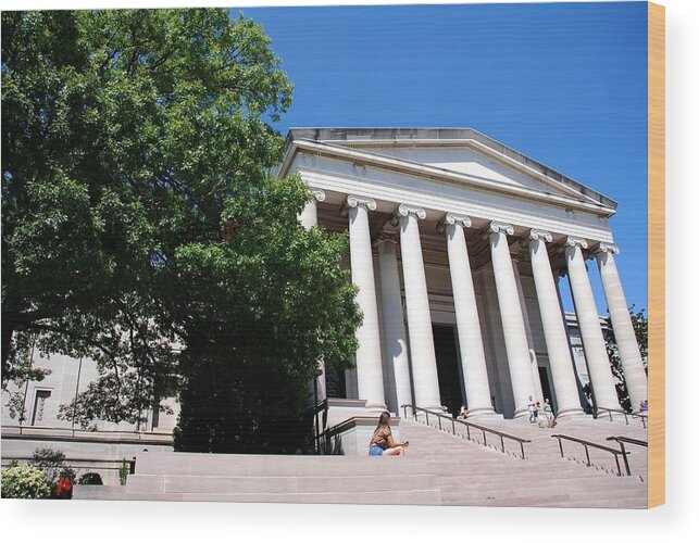 Washington Wood Print featuring the photograph National Gallery of Art by Kenny Glover