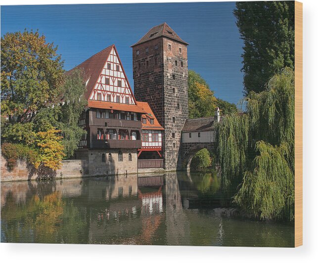 Nuremberg Wood Print featuring the photograph Nuremberg by Shirley Radabaugh