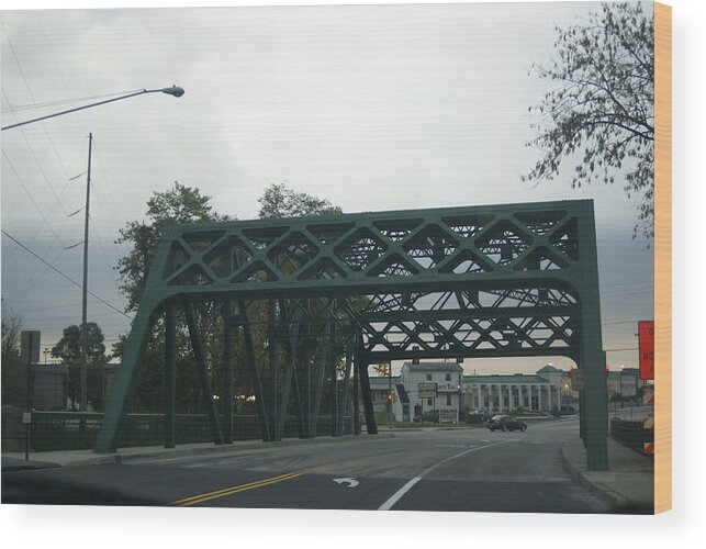 Old Wood Print featuring the photograph Old Iron bridge by Rob Luzier