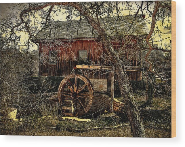Mill Wood Print featuring the photograph Old Mill by Jim Painter