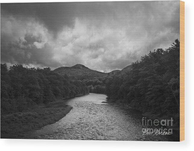 Art Wood Print featuring the photograph Pemigewasset River NH by David Gordon