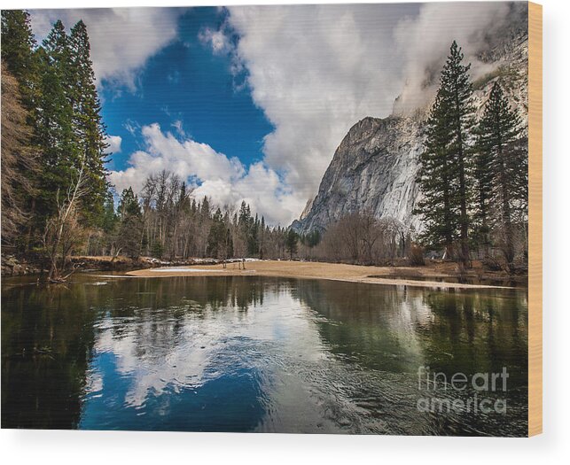 Landscape Wood Print featuring the photograph Remember by Charles Garcia