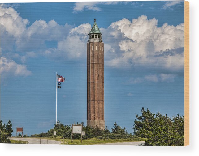 Tower Wood Print featuring the photograph Robert Moses Water Tower by Cathy Kovarik