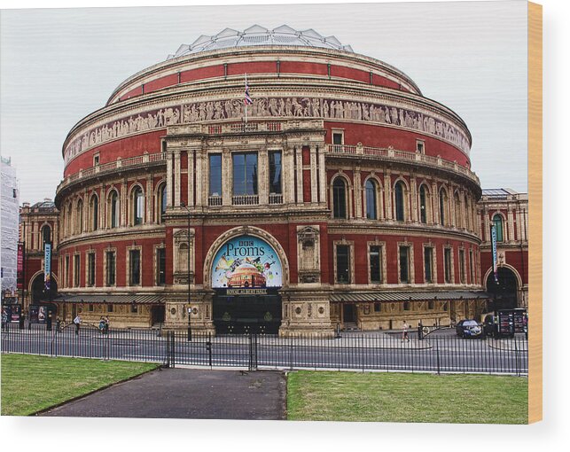 London Wood Print featuring the photograph Royal Albert Hall London by Nicky Jameson