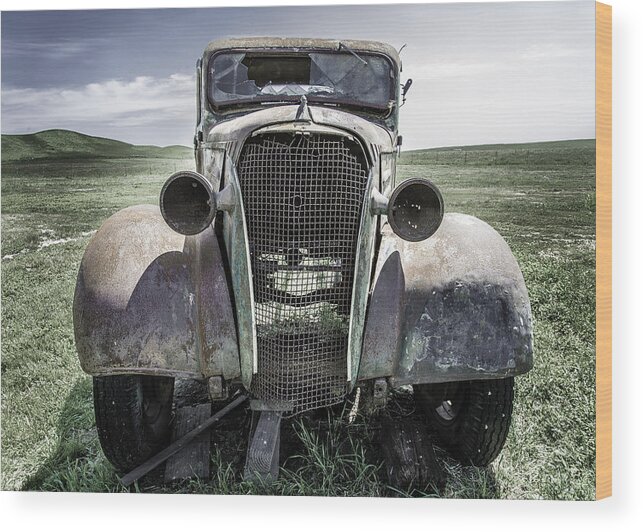 Rusted Wood Print featuring the photograph Running on Empty by Janet Kopper
