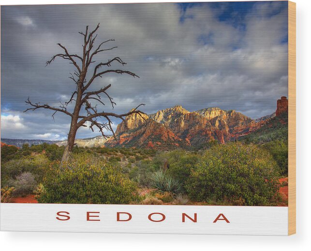 Arizona Wood Print featuring the photograph Sedona Poster by Wendell Thompson