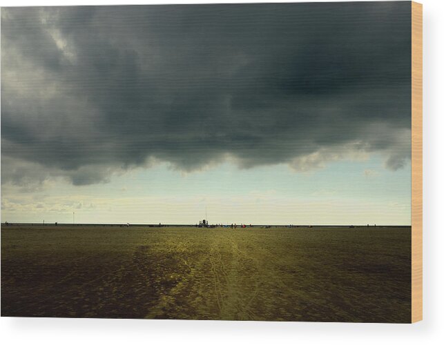 Silence Wood Print featuring the photograph Storm by No limit pictures