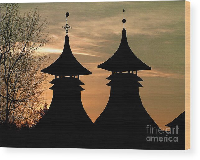 Keith Wood Print featuring the photograph Strathisla Distillery at sunset - Keith - Scotland by Phil Banks