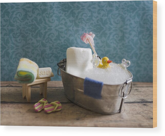 Bath Wood Print featuring the photograph Sugar Scrub by Heather Applegate