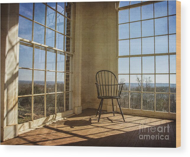 Take A Seat Wood Print featuring the photograph Take a Seat by Terry Rowe