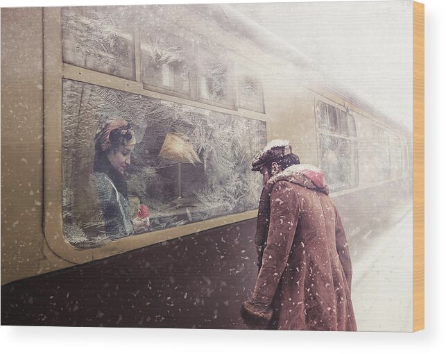 Vintage Wood Print featuring the photograph Take Care by Stanislav Hricko