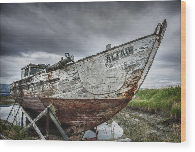Boats Wood Print featuring the photograph The Lost Fleet Altair 1 by Ghostwinds Photography