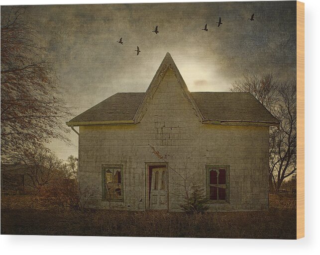 Old House Wood Print featuring the photograph The Witch's House by Nikolyn McDonald