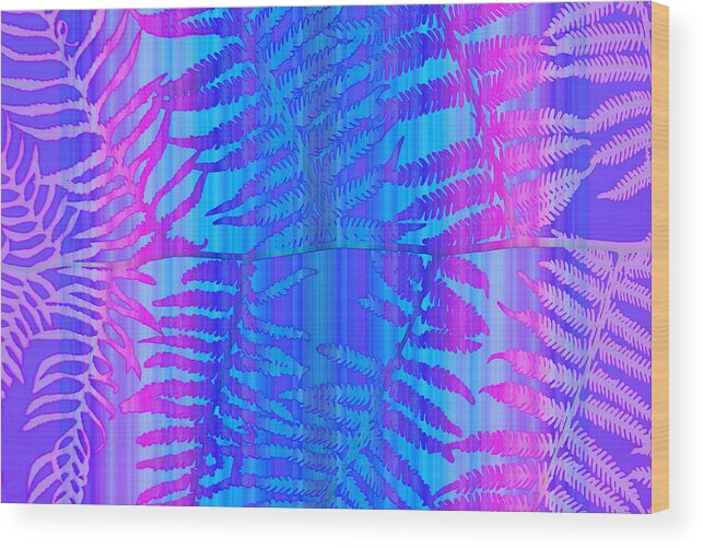 Abstract Wood Print featuring the photograph Tropical Delight by Holly Kempe