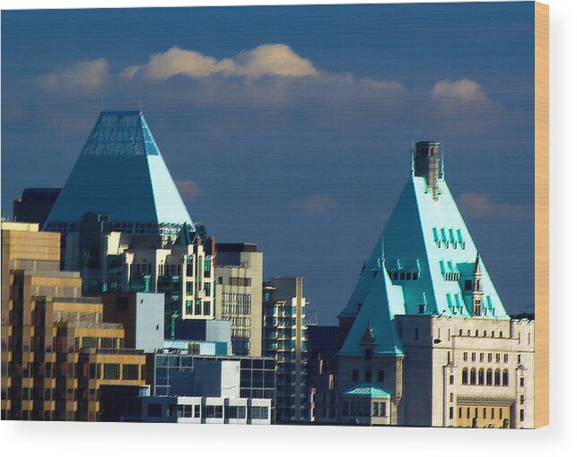 City Wood Print featuring the photograph Vancouver BC by Dale Stillman