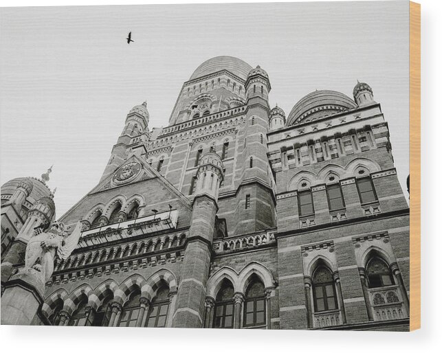 Architecture Wood Print featuring the photograph Victorian India by Shaun Higson