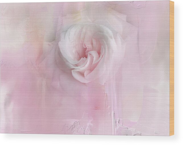 Rose Wood Print featuring the photograph Weeping Rose by Davina Nicholas