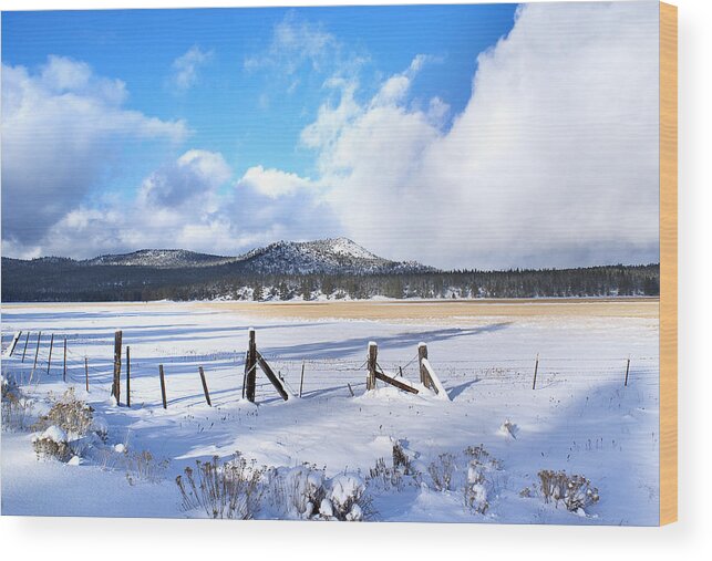 Winter Wood Print featuring the photograph Winter Storm Moves On by Abram House